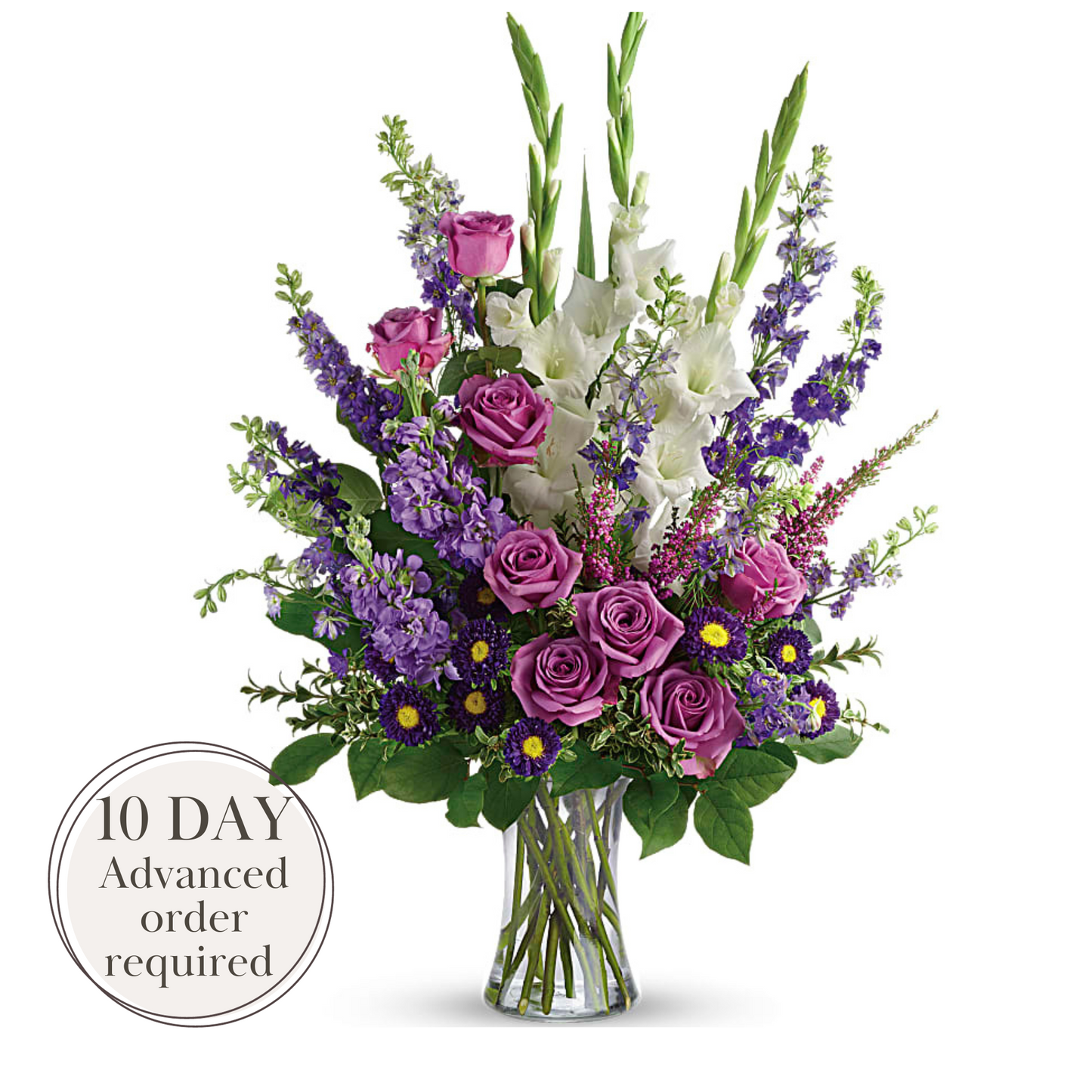 Violet Remembrance - Sympathy Arrangement