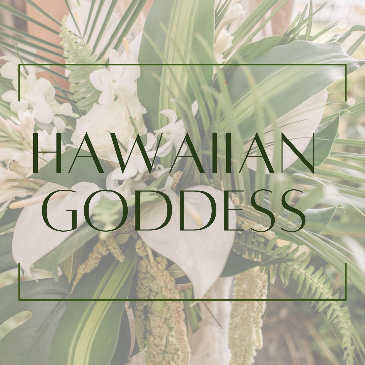 Hawaiian Goddess - Chair Decor