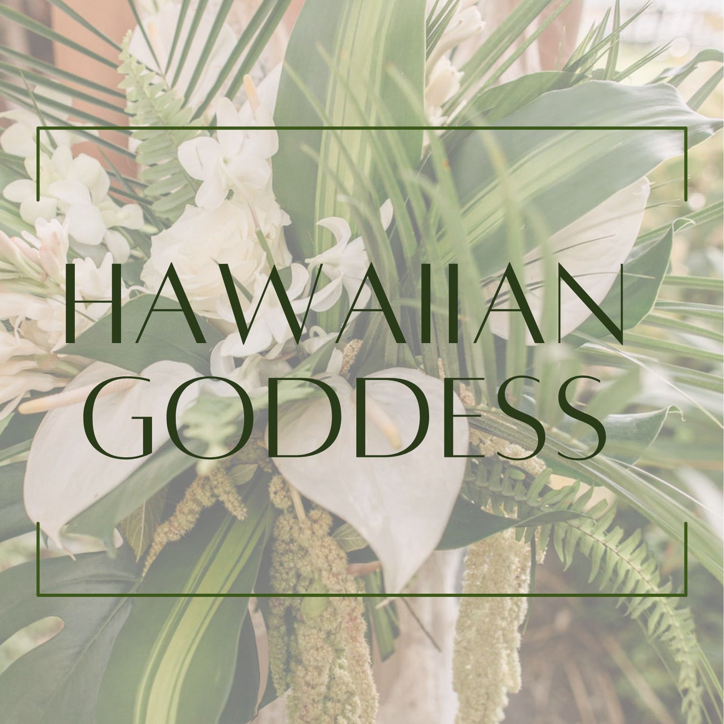 Hawaiian Goddess - Bridesmaid and Flower Girl Bouquet