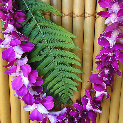 Purple Orchid Lei