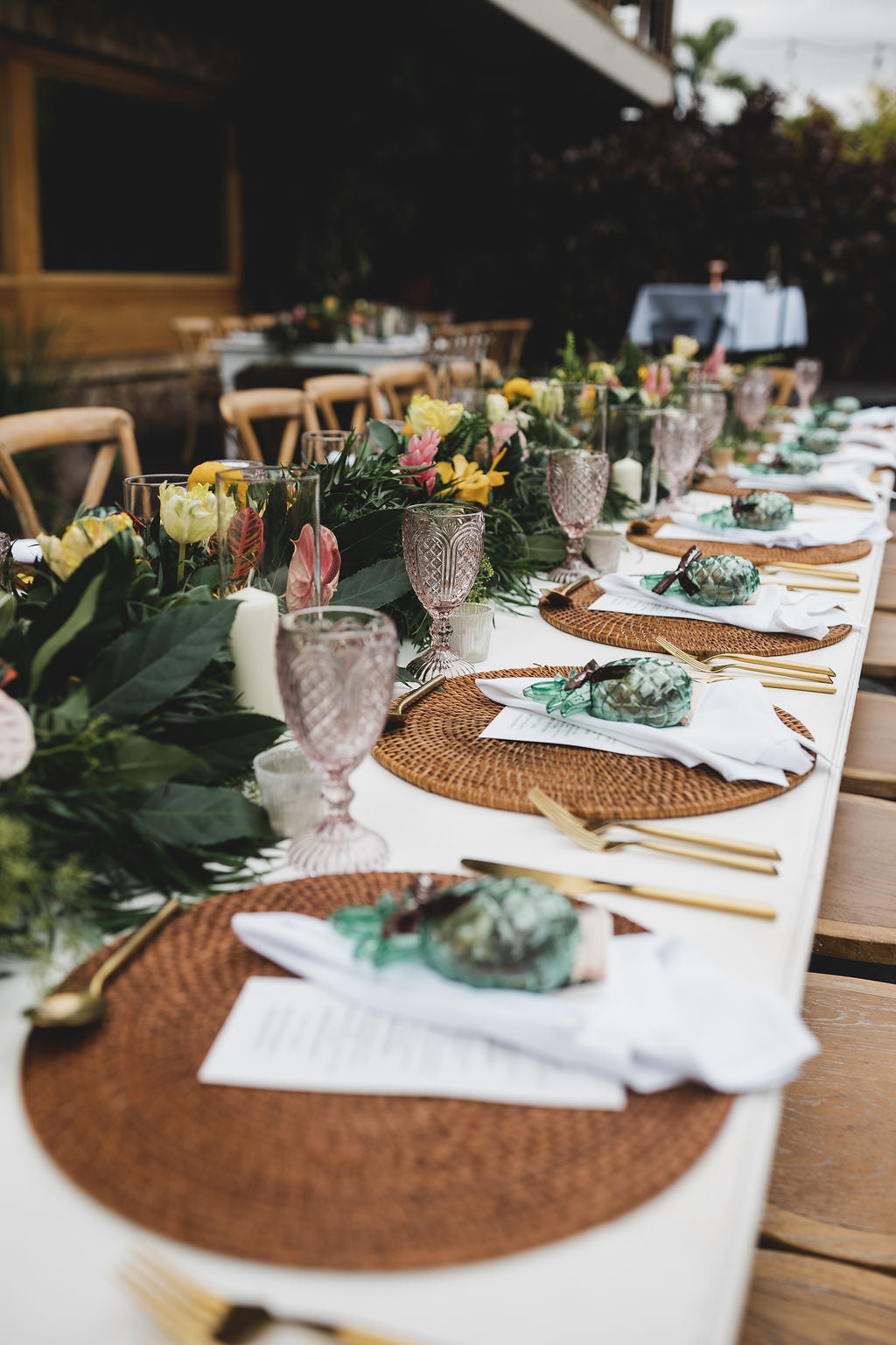 Tropical Sunset - Table Garland Centerpiece