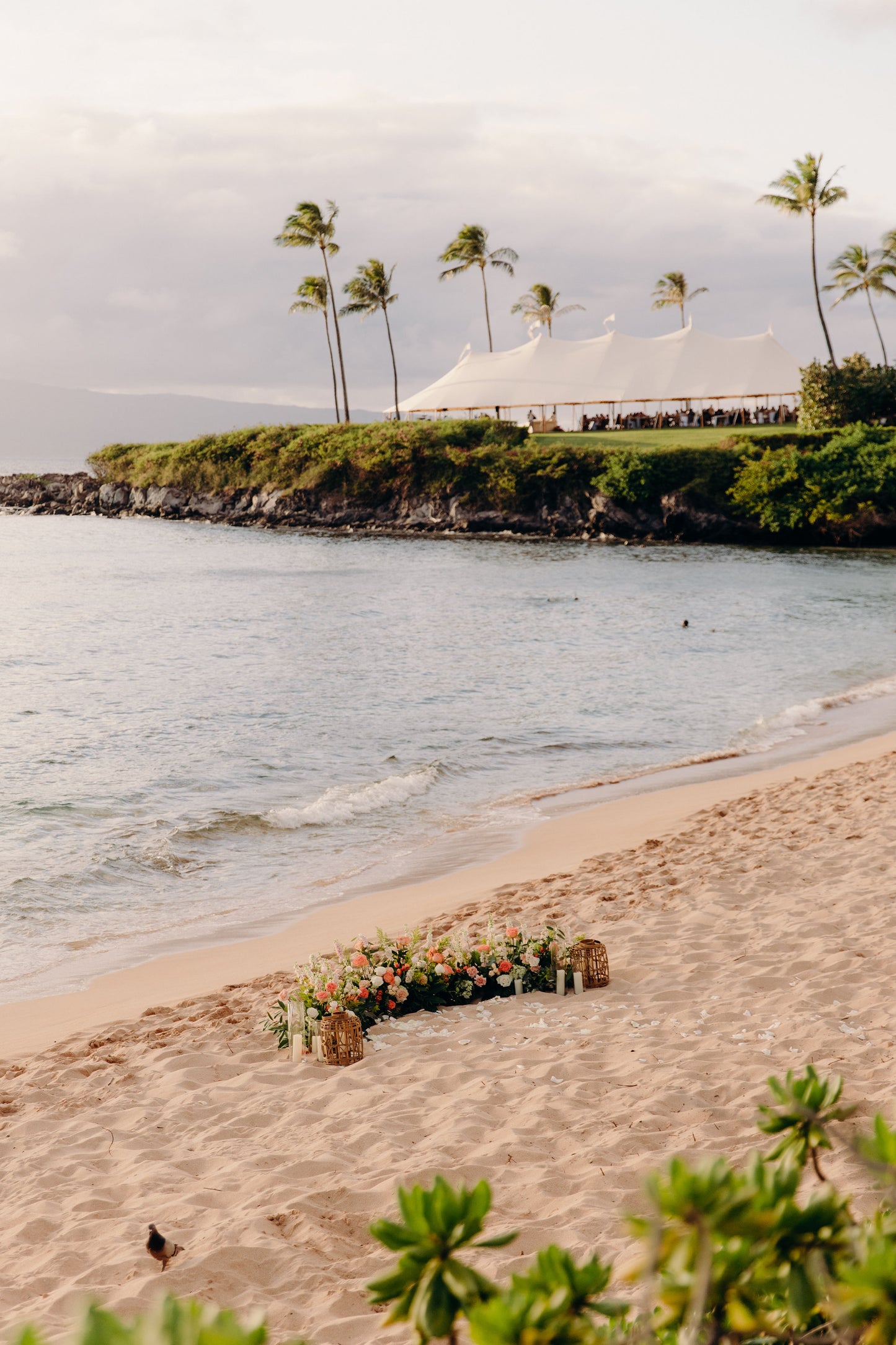 Tropical Sunset - Flower Garland Circle