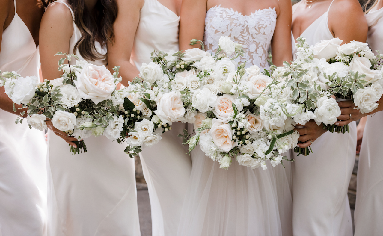 Blush Romance - Bridesmaid and Flower Girl Bouquet