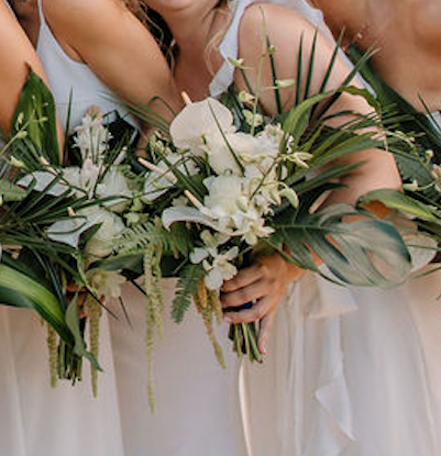 Hawaiian Goddess - Bridesmaid and Flower Girl Bouquet