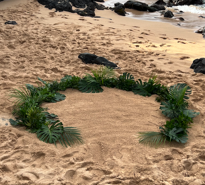 Hawaiian Godess - Flower Garland Circle