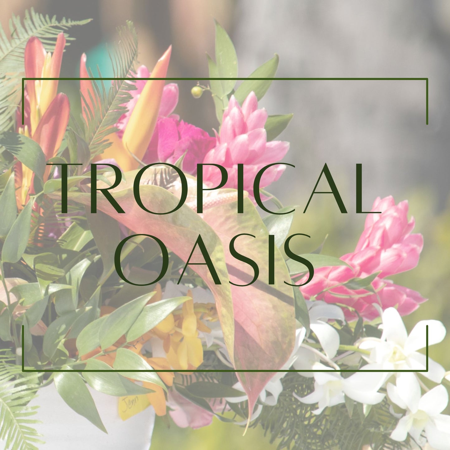 Tropical Oasis - Round Table Decor