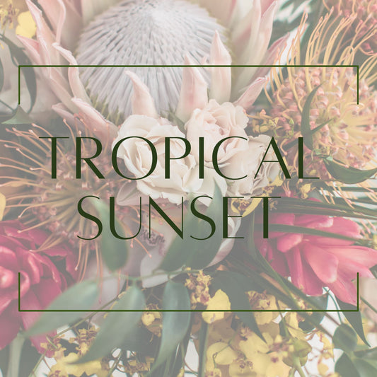 Tropical Sunset - Cake Flowers