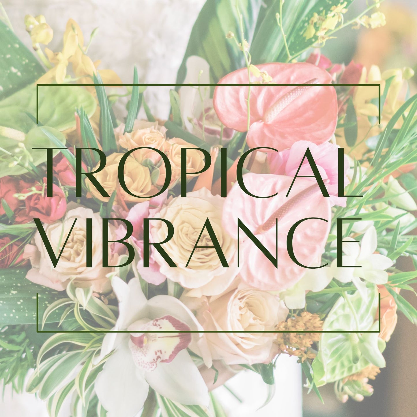 Tropical Vibrance - Bridesmaid and Flower Girl Bouquet