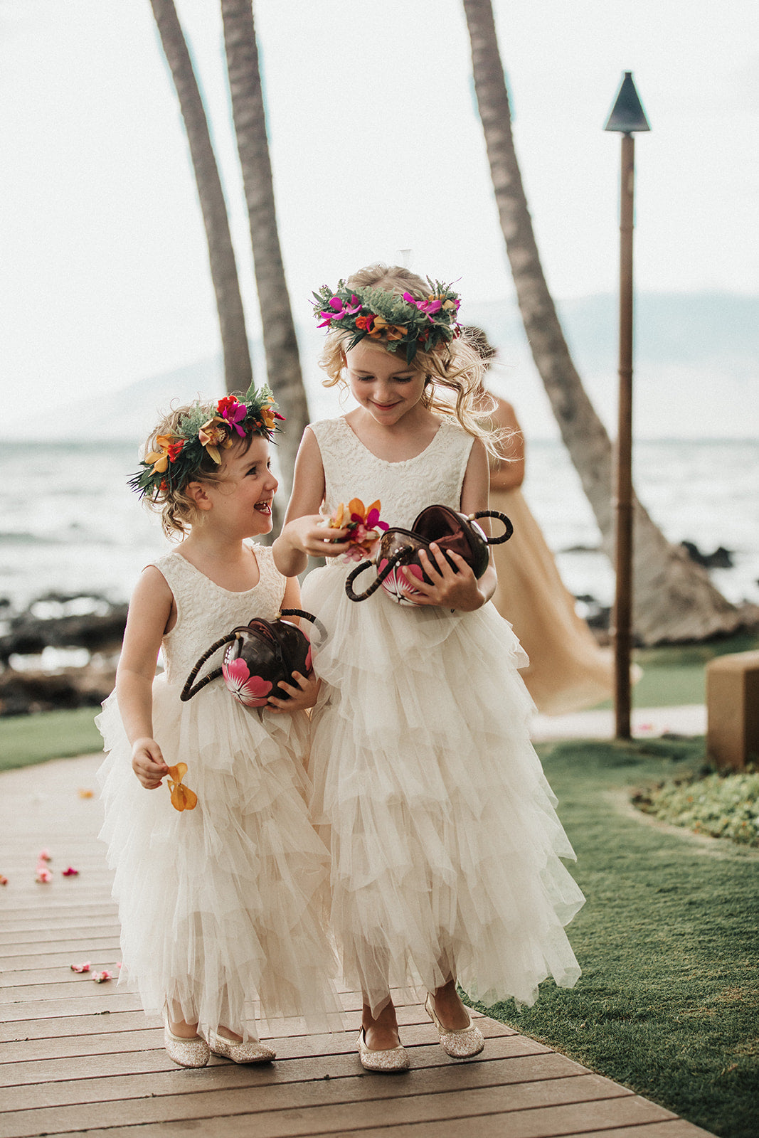 Dreaming of Paradise - Child Flower Crown - Fernhouse Flowers Maui
