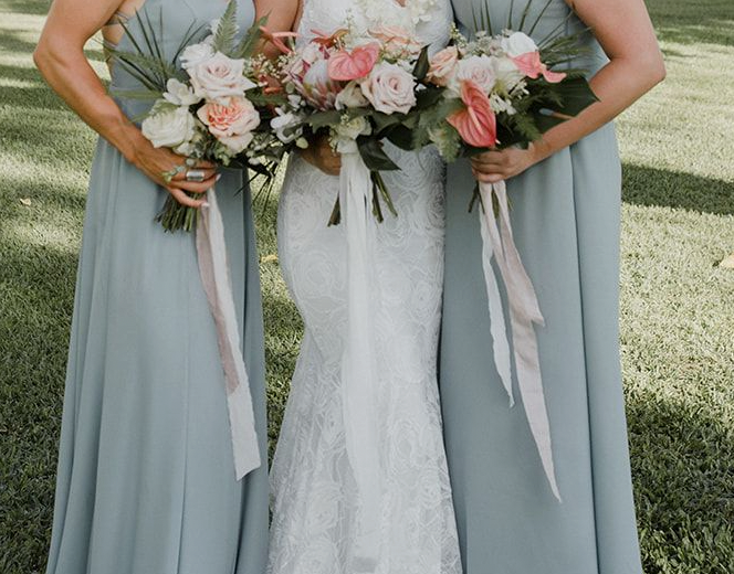 Ocean Song - Bridesmaid Bouquet - Fernhouse Flowers Maui
