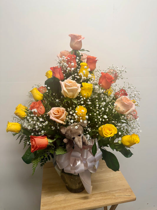 Three Dozen Rose Arrangement
