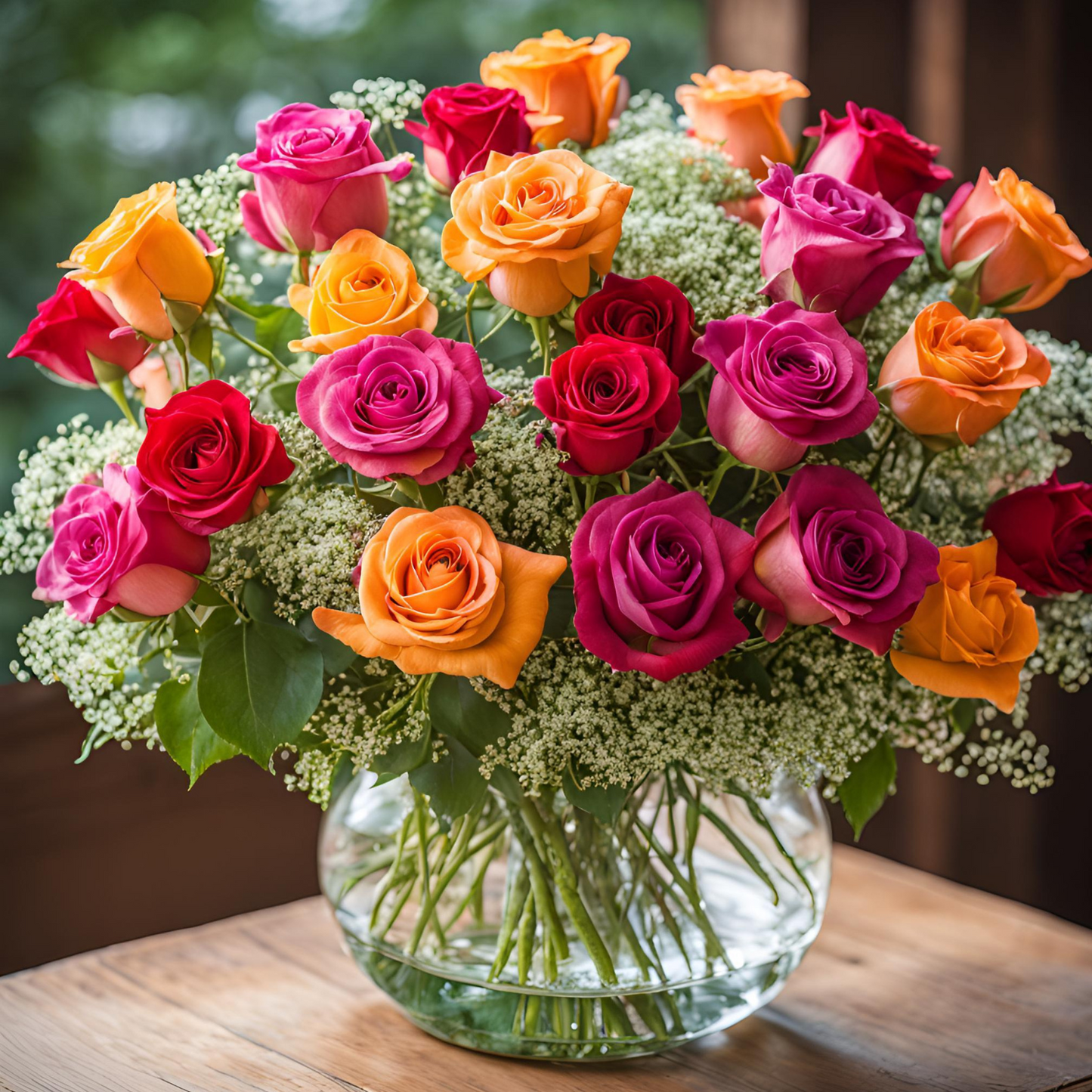 Three Dozen Rose Arrangement Valentines