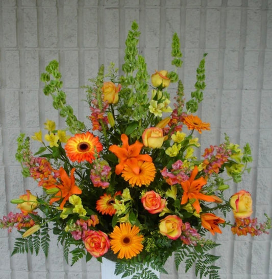 Perfectly Peach - Sympathy Arrangement
