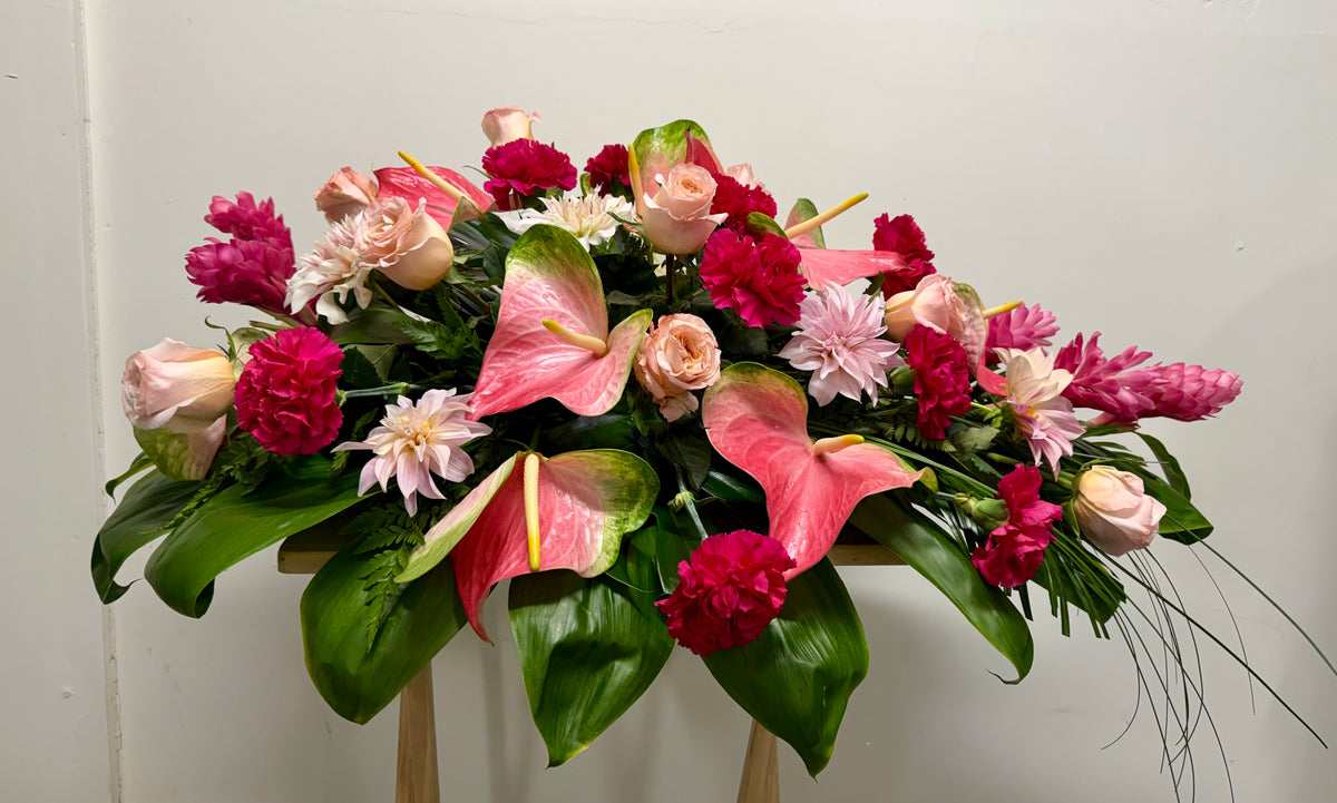 Pretty in Pink - Casket Spray