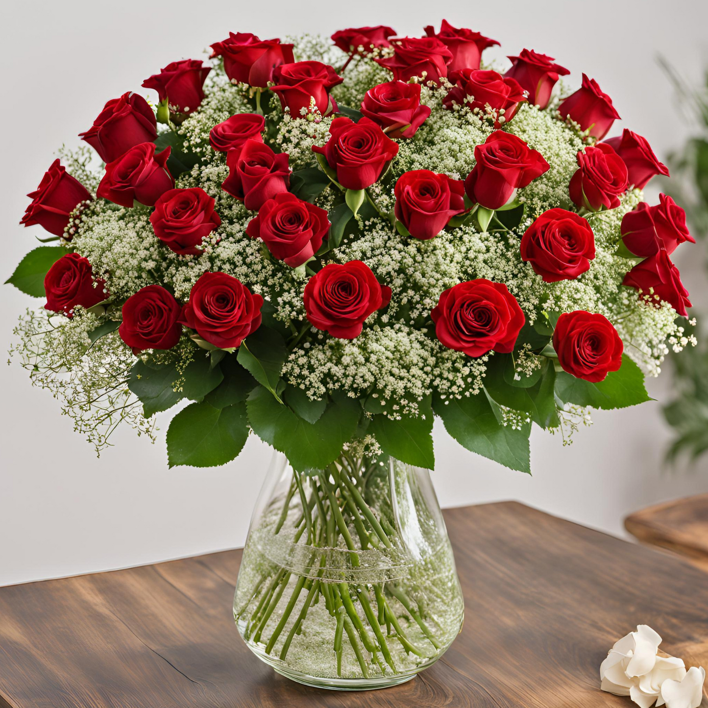 Three Dozen Rose Arrangement Valentines