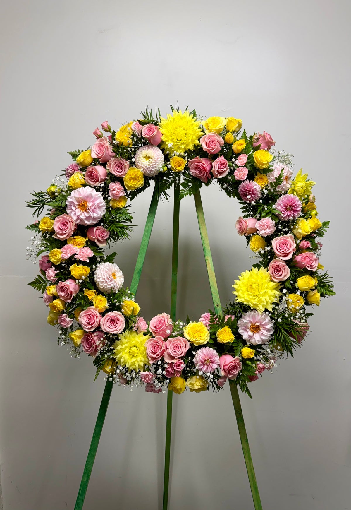 Pretty in Pink - Standing Wreath