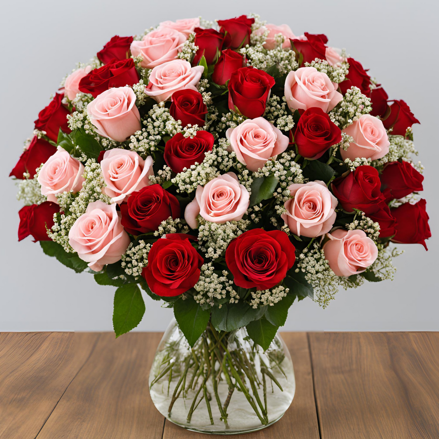 Three Dozen Rose Arrangement Valentines