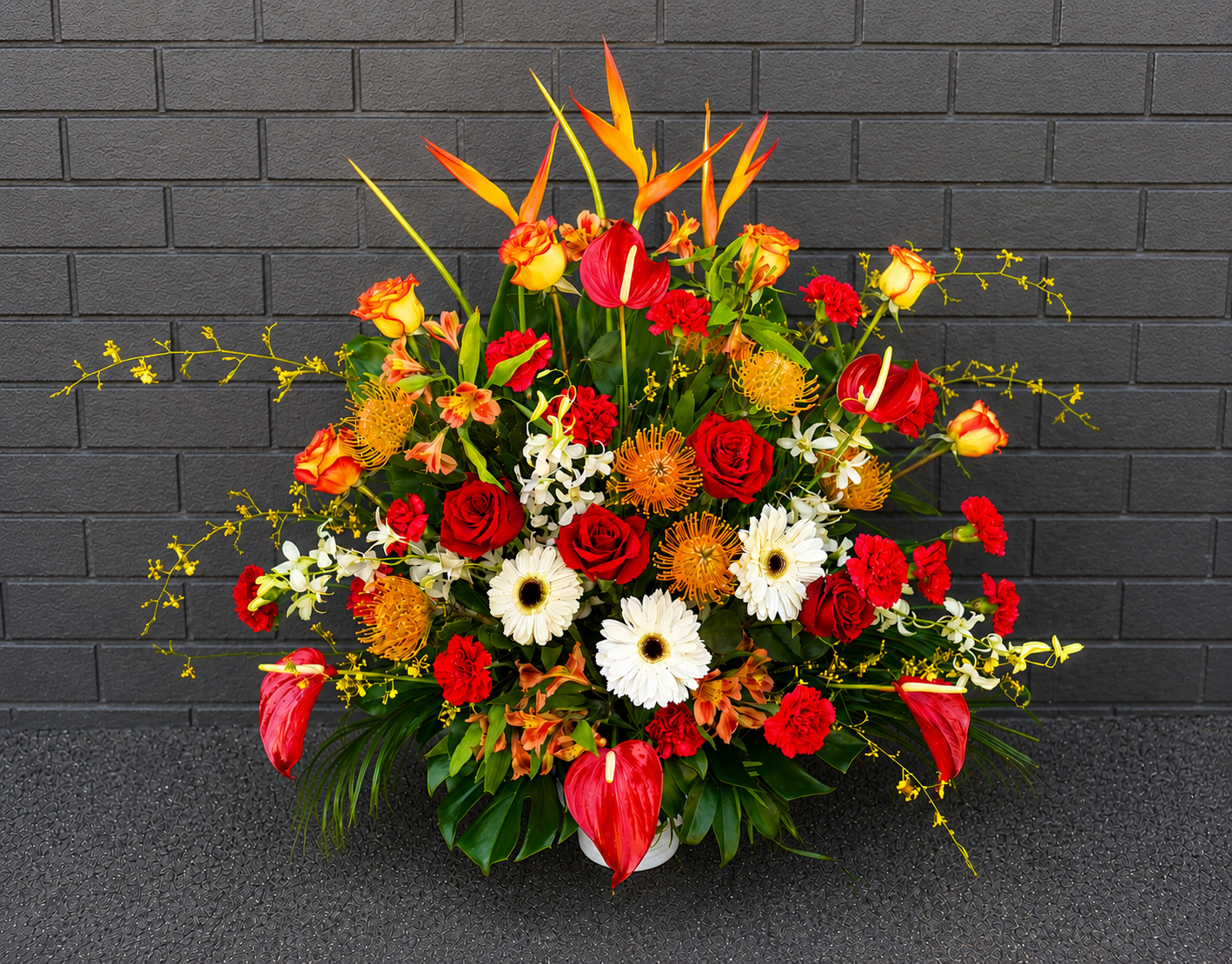 Tropical Designers Choice - Sympathy Arrangement