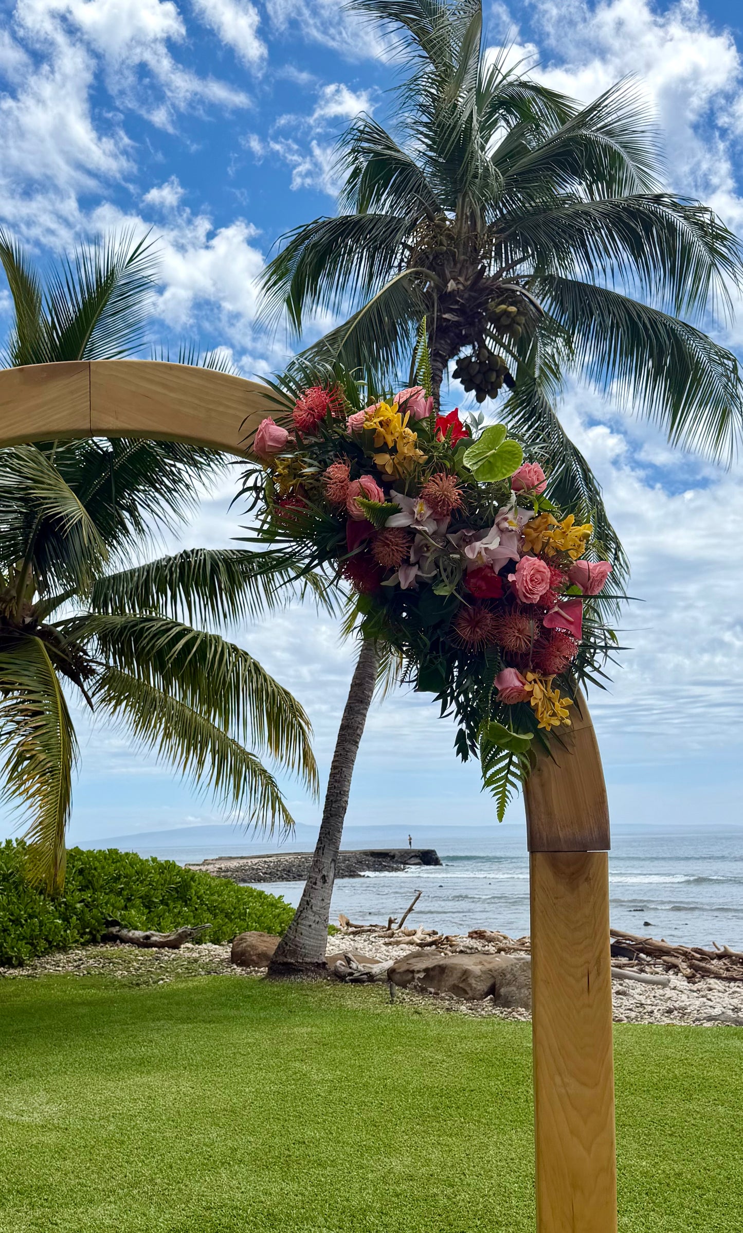 Tropical Vibrance - Arch Arrangements