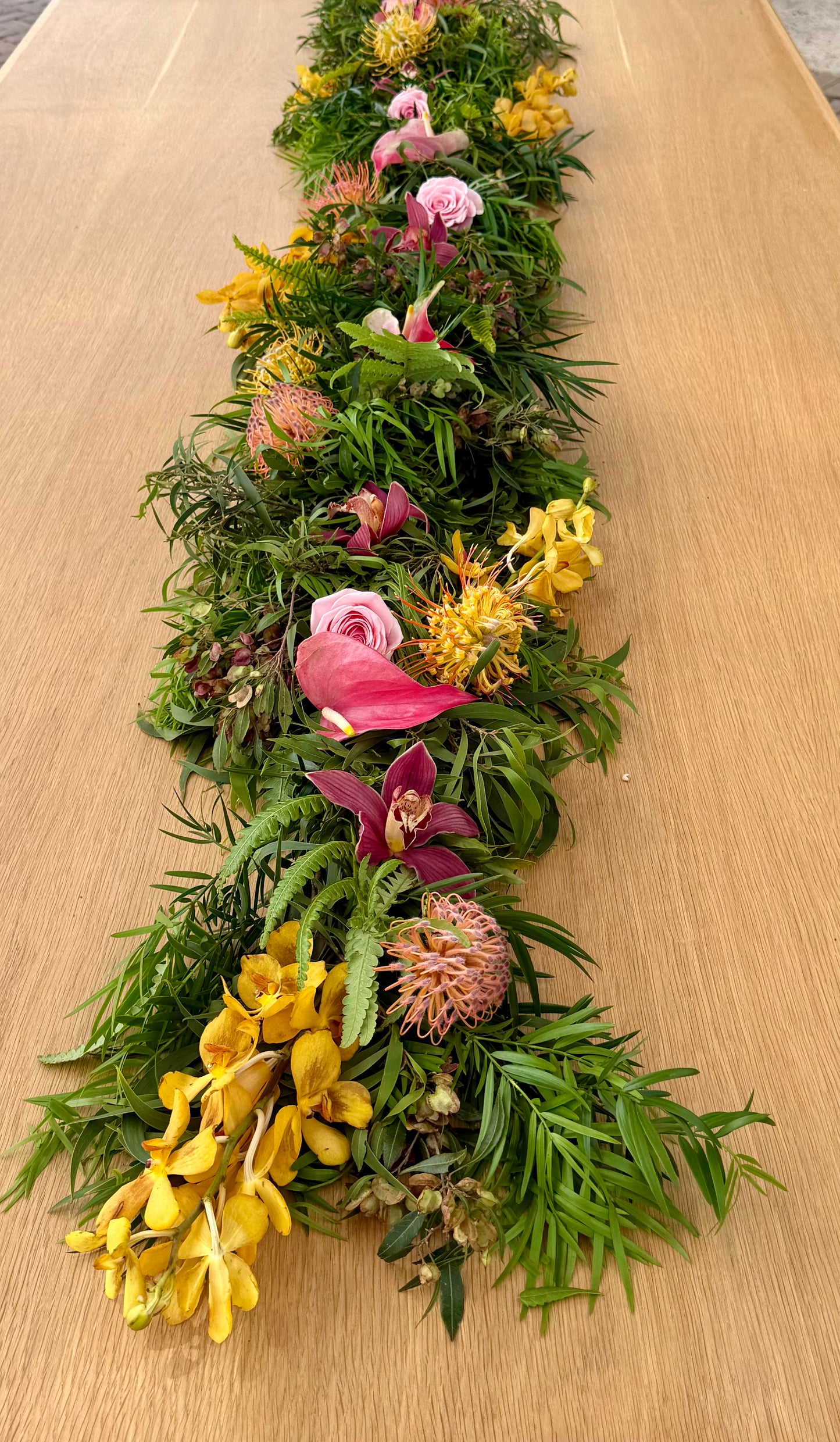 Tropical Vibrance - Table Garland Centerpiece