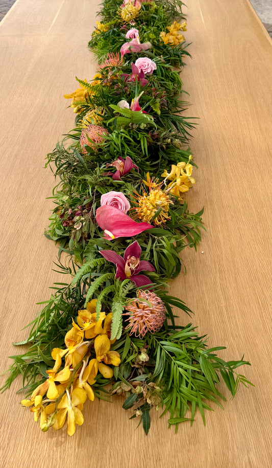 Tropical Vibrance - Table Garland Centerpiece