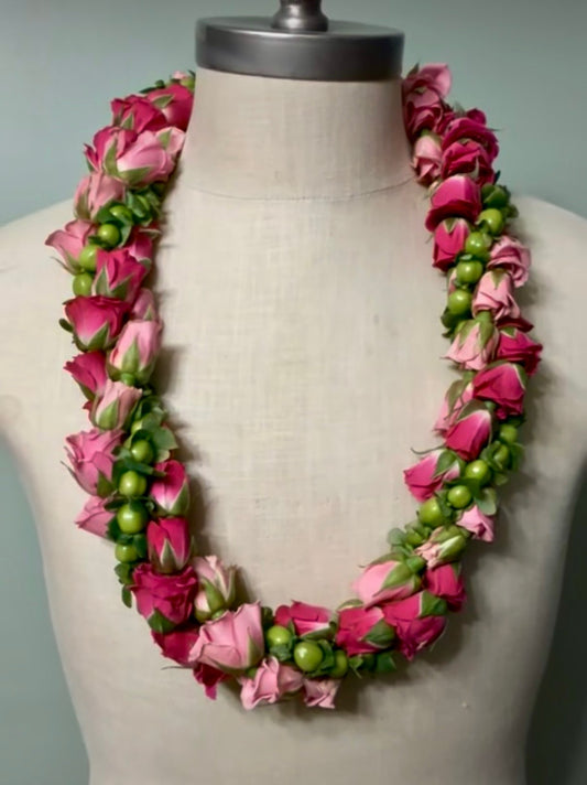 Maui Rose Bud Lei - Single