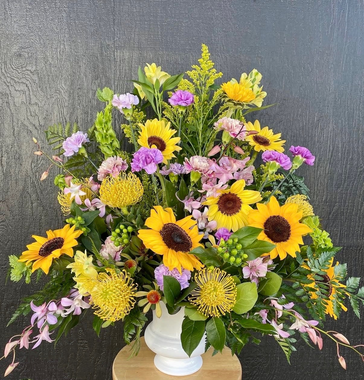 Sunflower Remembrance Sympathy Arrangement