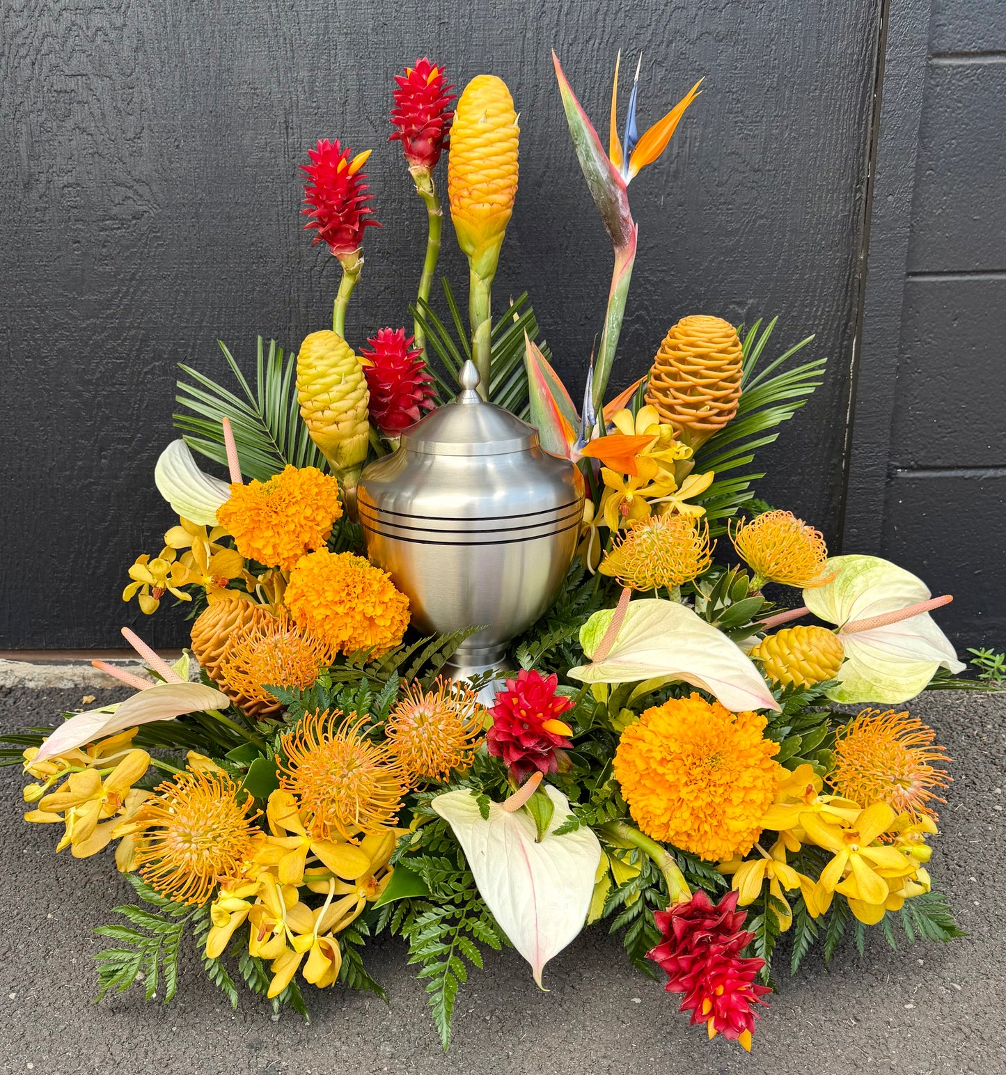 Tropical Urn Arrangement