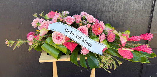 Pretty in Pink - Casket Spray