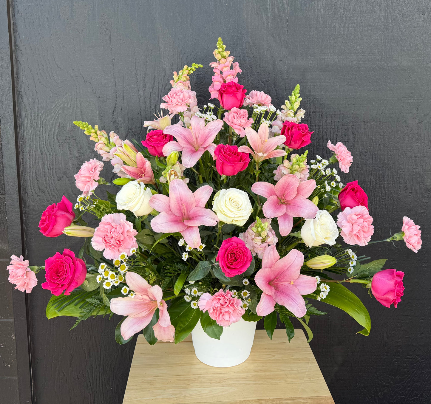 Pretty in Pink - Sympathy Arrangement
