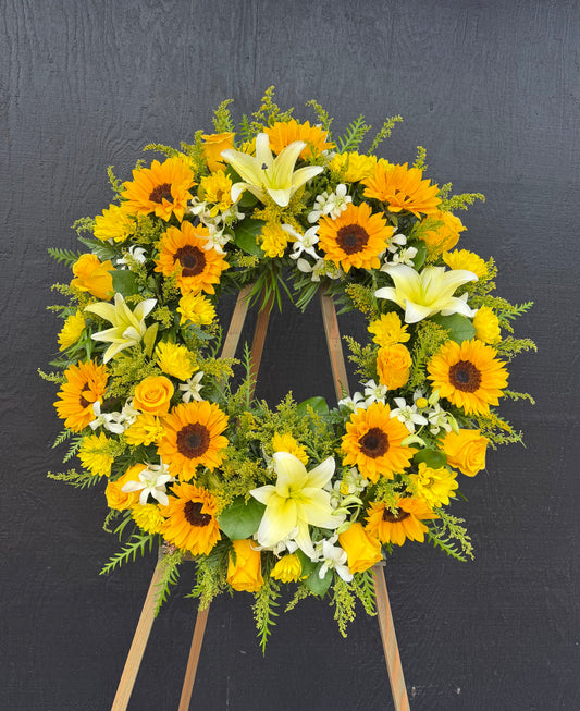 Sunrise Remembrance - Standing wreath