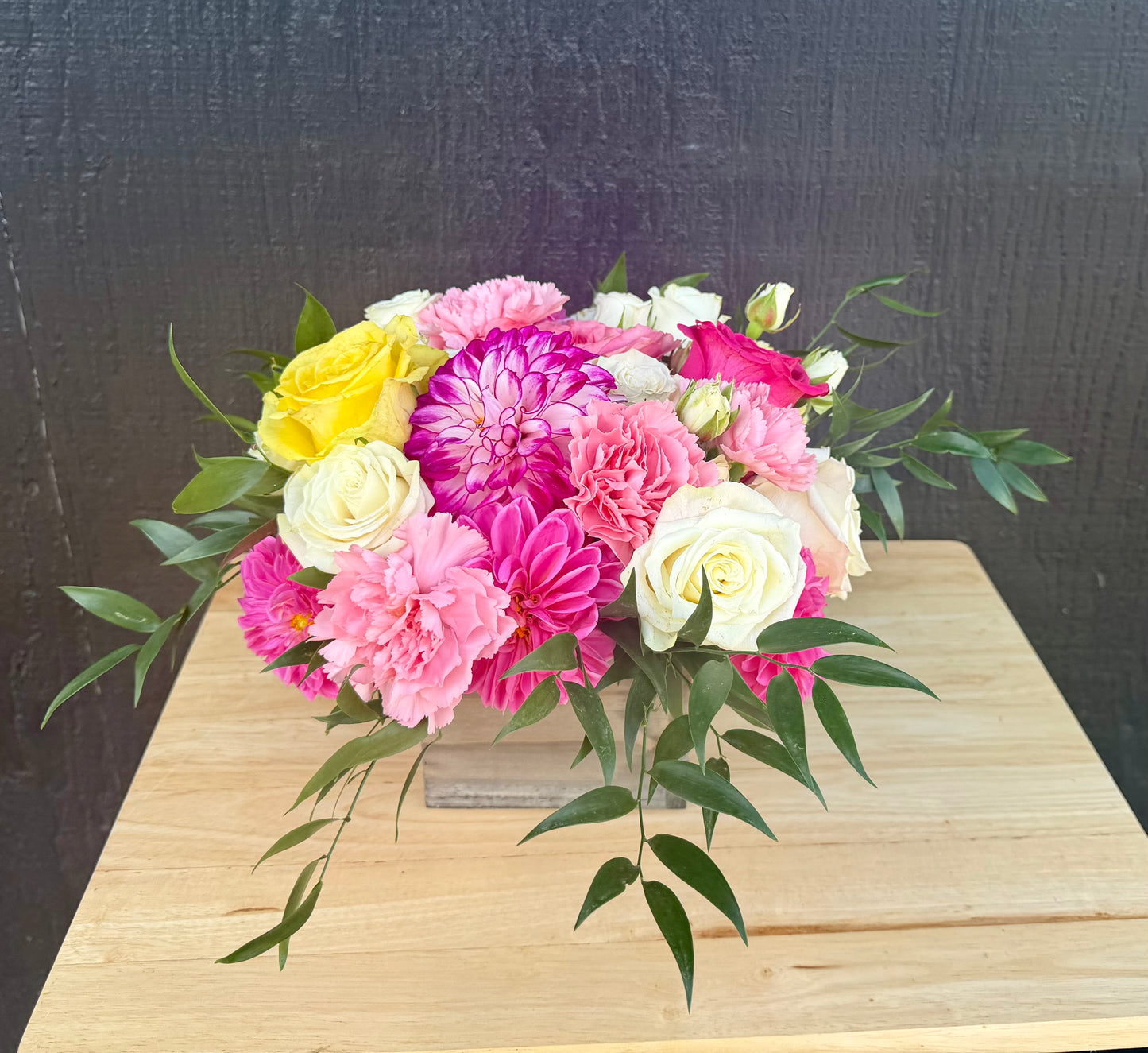 Shabby Chic Box Arrangement