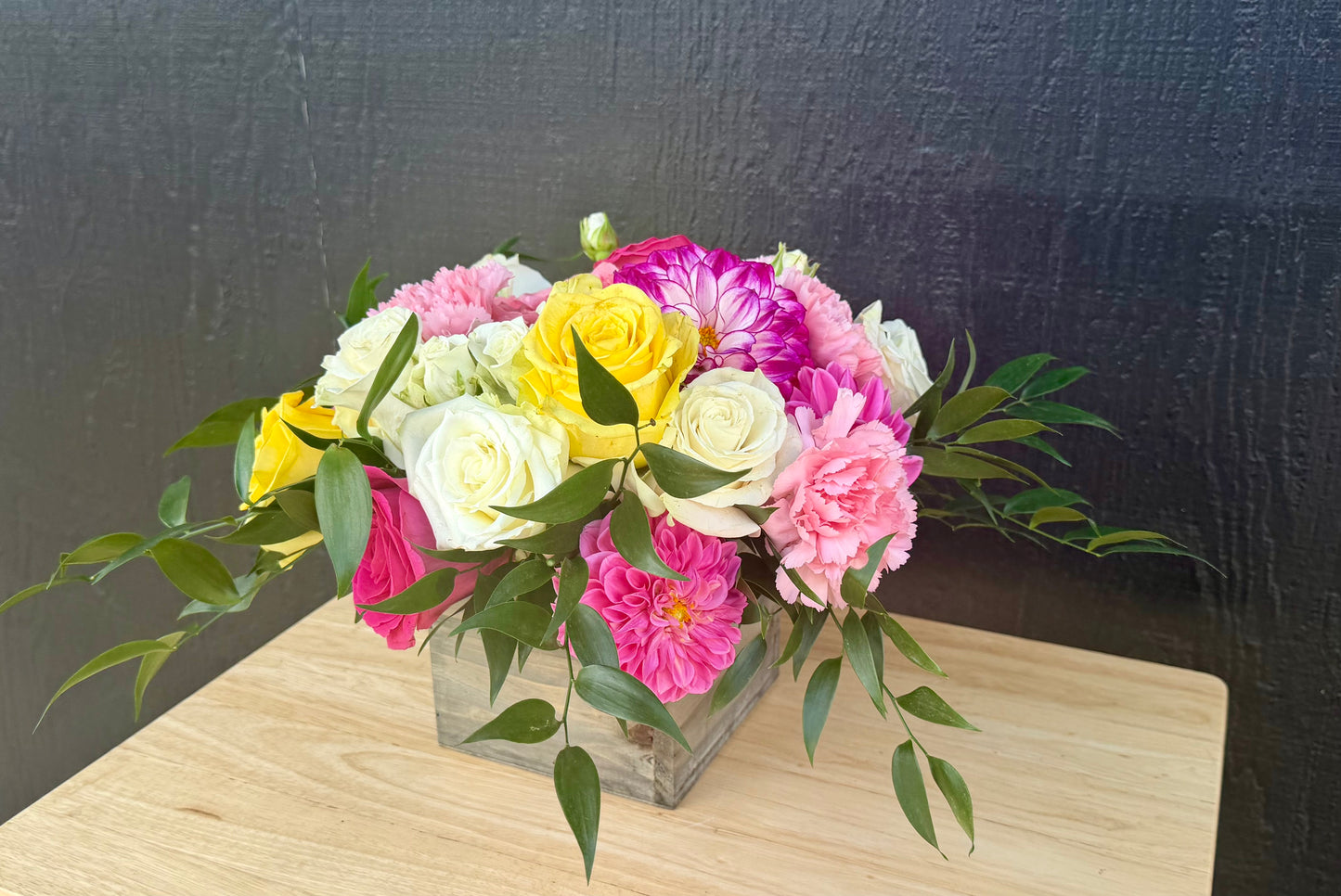 Shabby Chic Box Arrangement