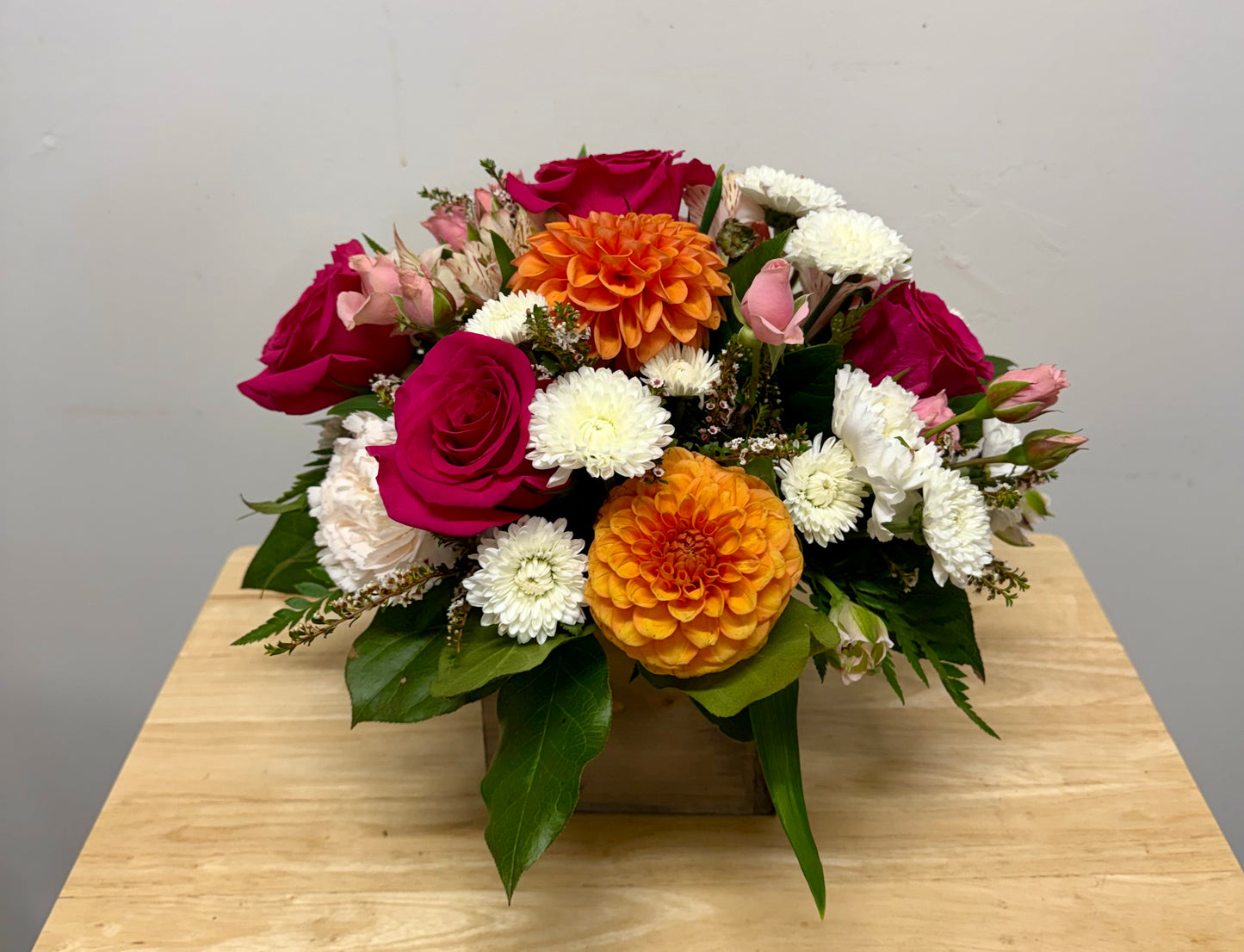 Shabby Chic Box Arrangement