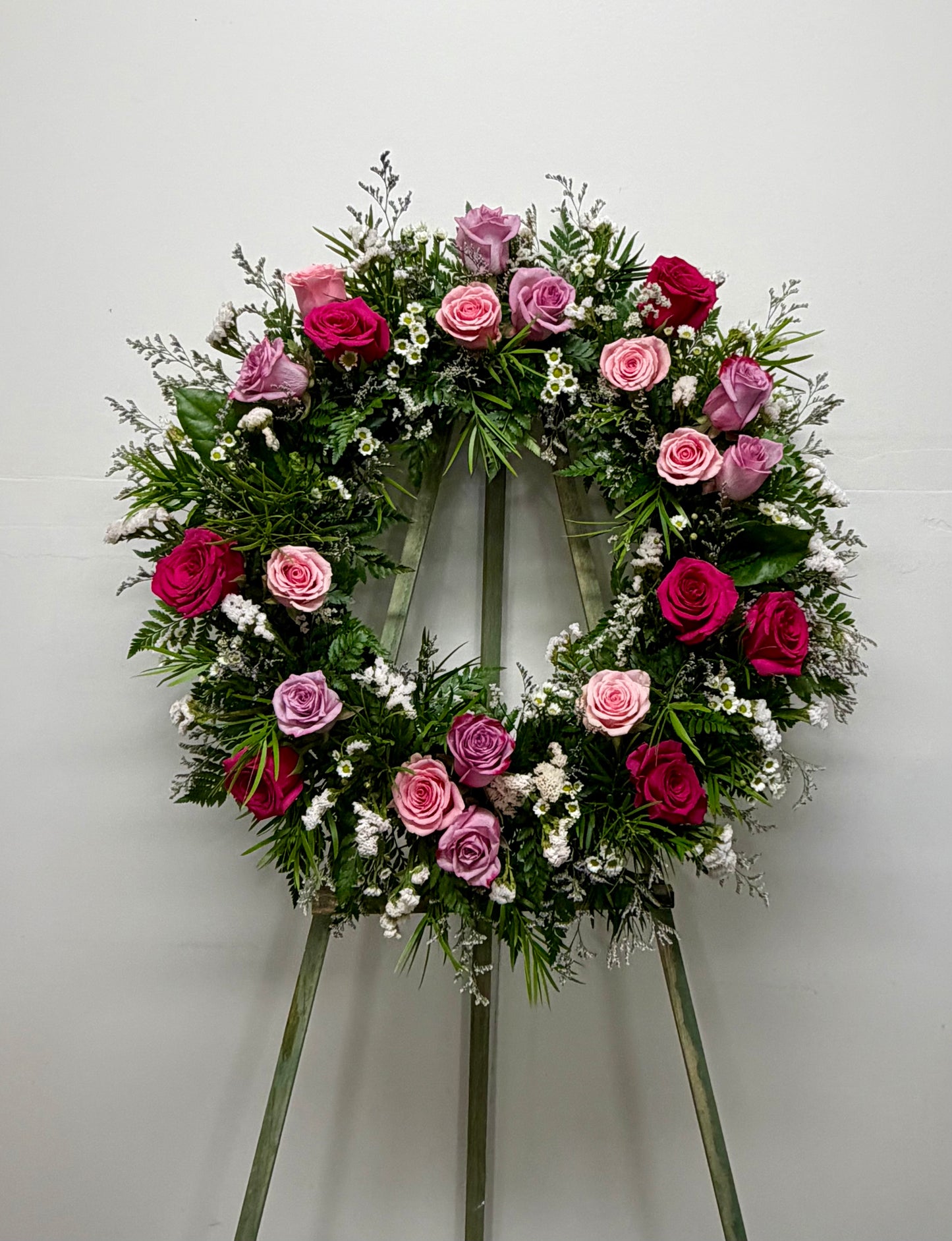 Pretty in Pink - Standing Wreath