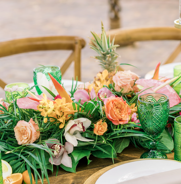 Tropical Vibrance - Long Table Decor