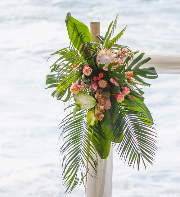 Tropical Sunset - Arch Arrangements