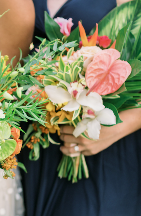Tropical Vibrance - Bridesmaid and Flower Girl Bouquet