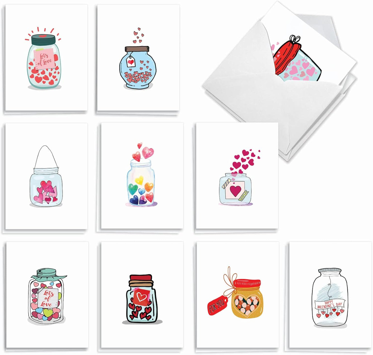 Love Jar Greeting Card - Assorted