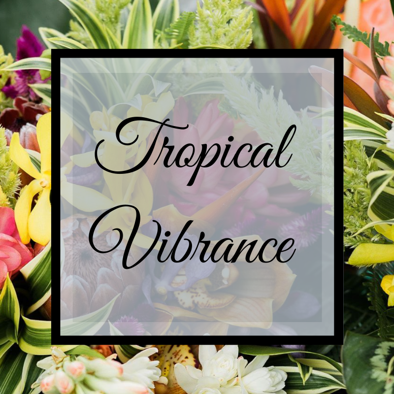 Tropical Vibrance - Wrist Corsage - Fernhouse Flowers Maui