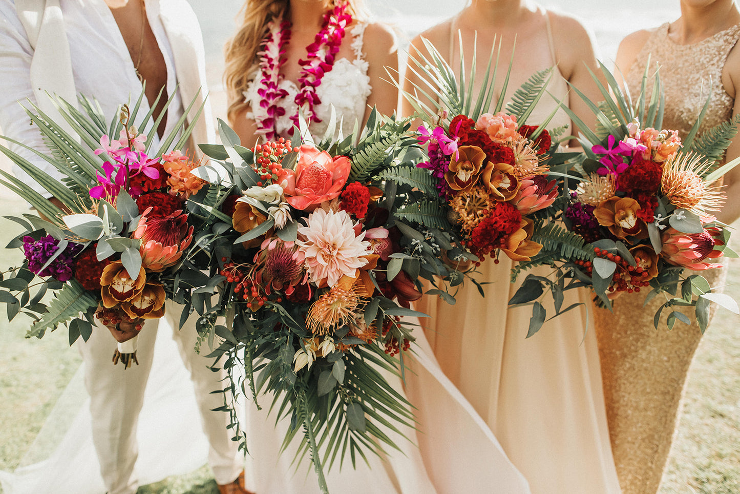Modern Sweetheart - Bridal Bouquet - Fernhouse Flowers Maui