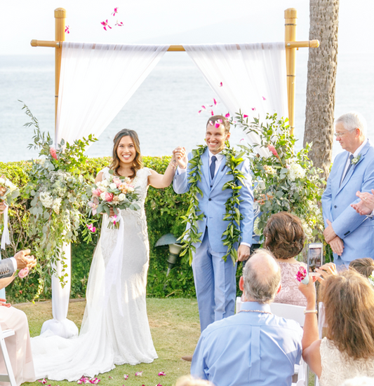 Tropical Romance - Arch Arrangements - Fernhouse Flowers Maui