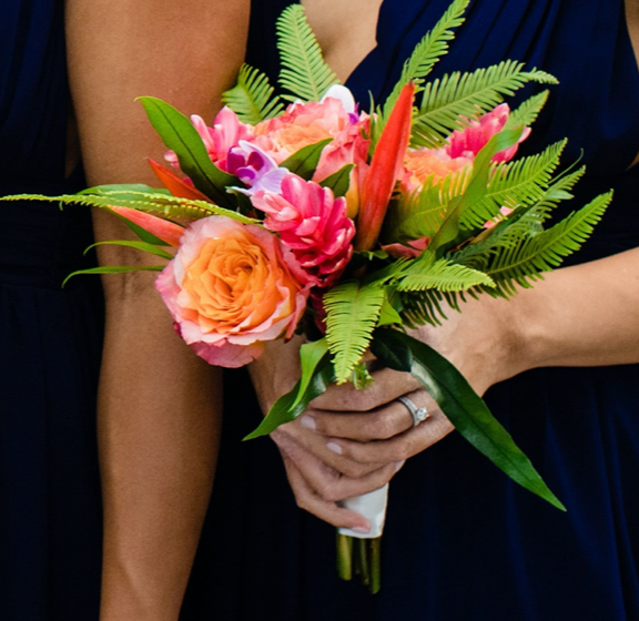 Dreaming of Paradise - Bridesmaid Bouquet - Fernhouse Flowers Maui