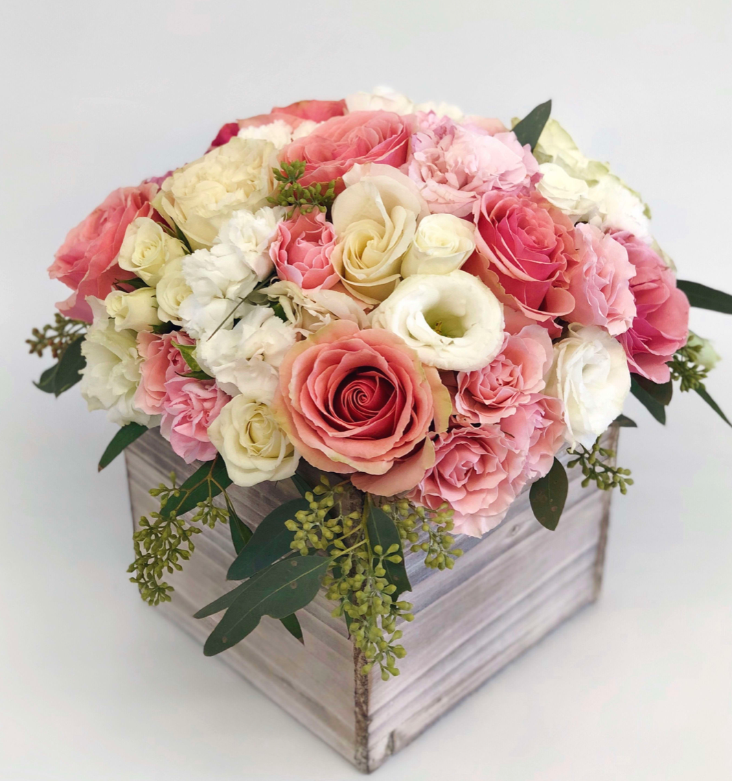 Shabby Chic Box Arrangement