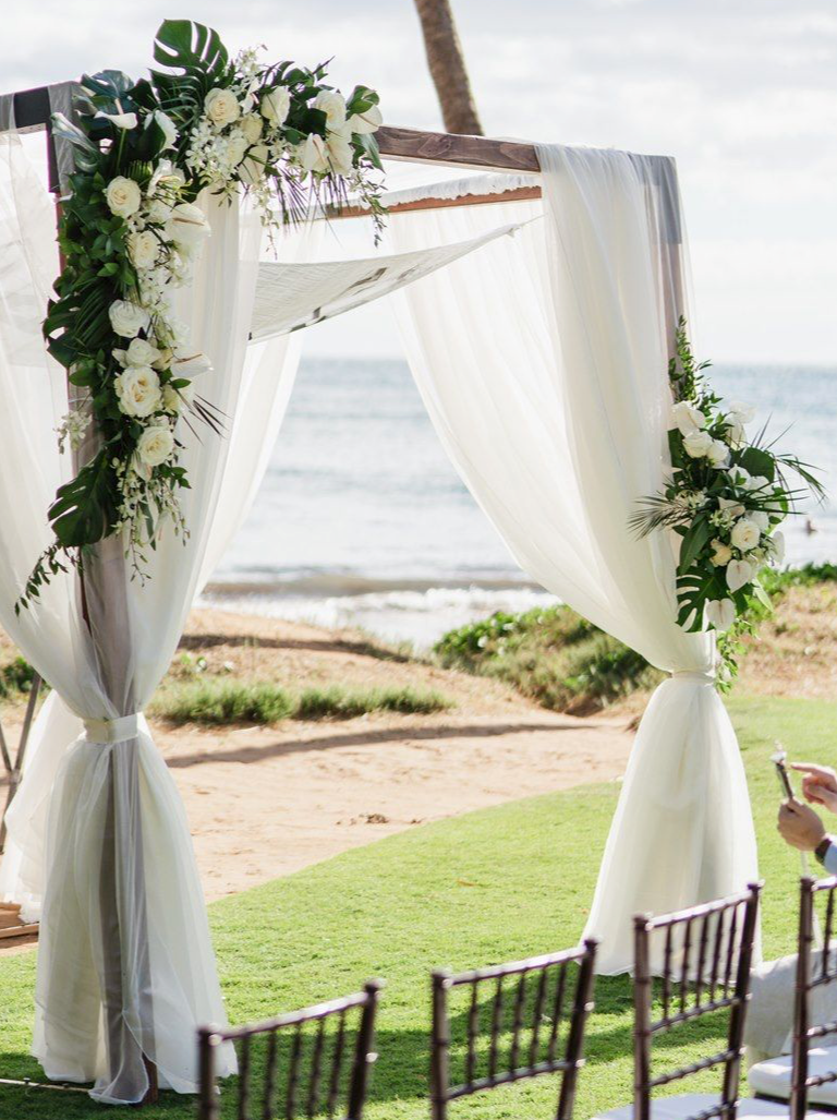 Sands of Love - Arch Arrangements - Fernhouse Flowers Maui