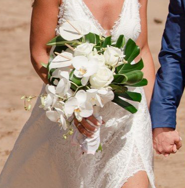 Sands of Love - Bridal Bouquet - Fernhouse Flowers Maui