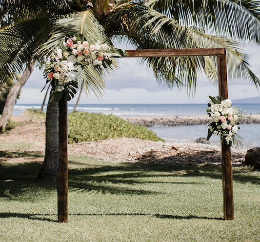 Ocean Song - Arch Arrangements - Fernhouse Flowers Maui